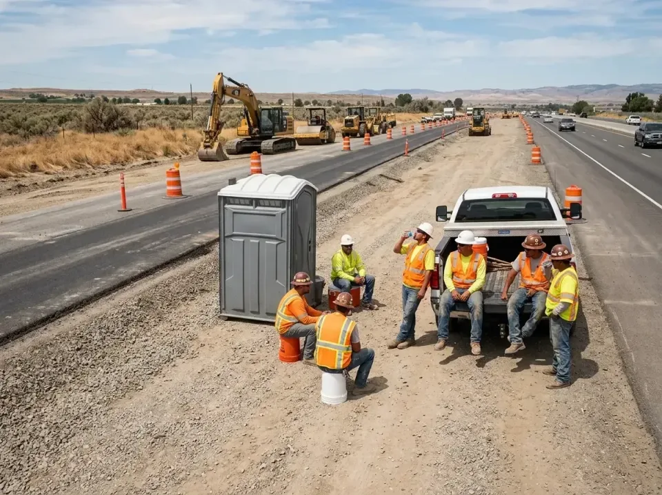highway-road-construction-crew-007 — frequently asked questions, Porta Potty and Restroom Rentals in Sumner, IA